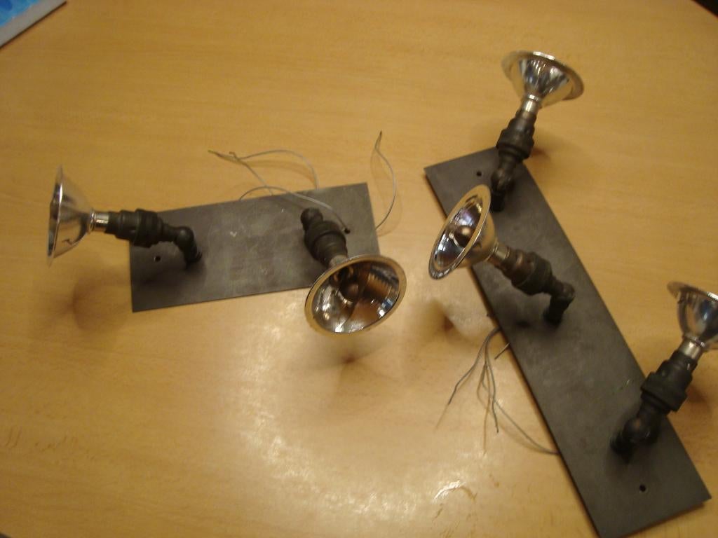 rustieke spotarmaturen Nosta, Doe-het-zelf en Bouw, Elektriciteit en Kabels, Gebruikt, Overige typen, Ophalen