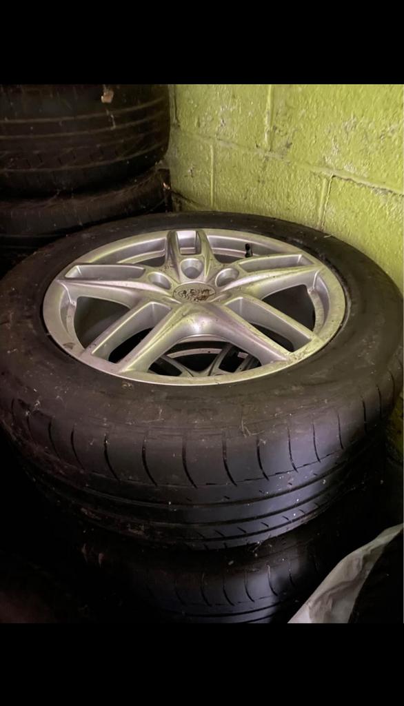 Jantes porsche cayenne 20pouces origine avec pneus michelin, Enlèvement, Pneus et Jantes