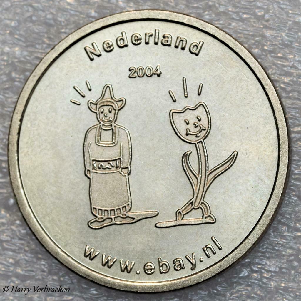 Penning ebay Nederland 2004., Envoi, Autres matériaux