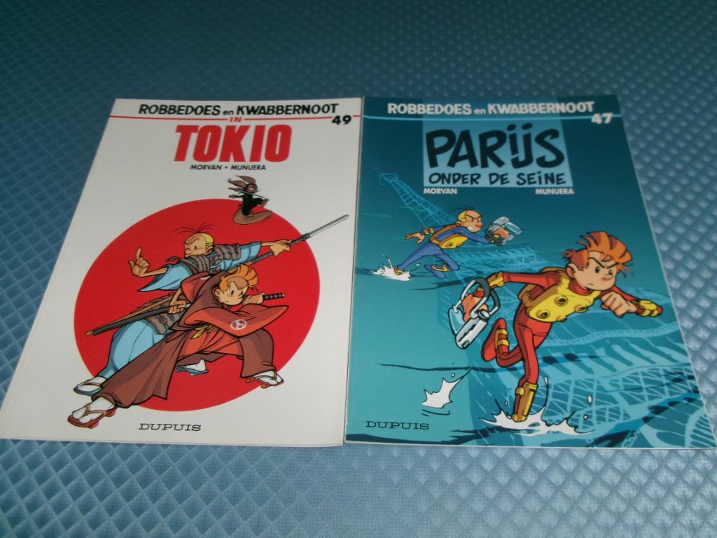 2 “Robbedoes” strips, Europa, Morvan / Munuera, Ophalen of Verzenden, Zo goed als nieuw