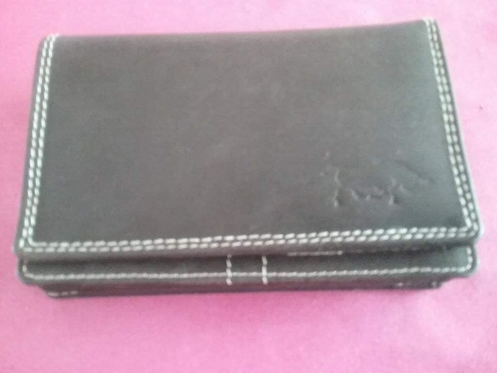 Lederen portefeuille voor dames of heren, Handtassen en Accessoires, Portemonnees, Overige merken, Bruin, Nieuw, Ophalen of Verzenden