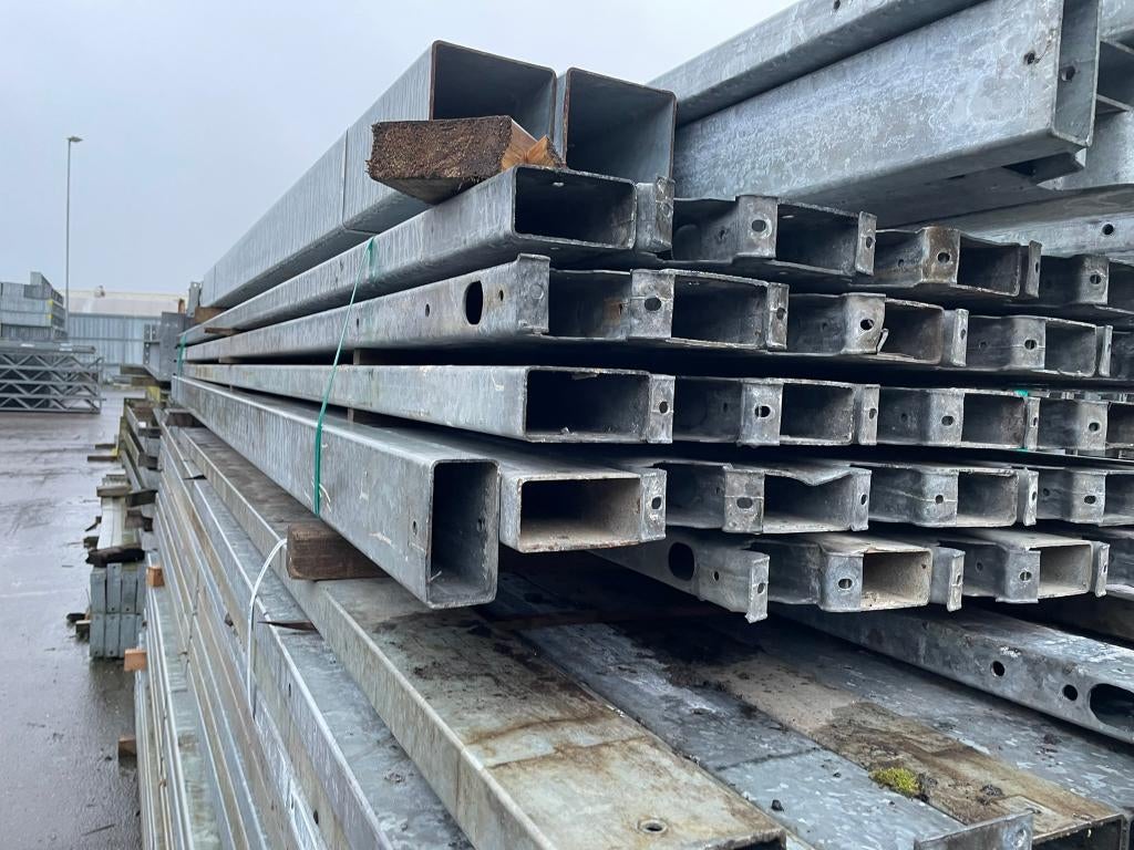 Profilés tubulaires 100x50x2mm | Longueur : 3770 mm, Enlèvement ou Envoi, Utilisé, Métal, Autres types