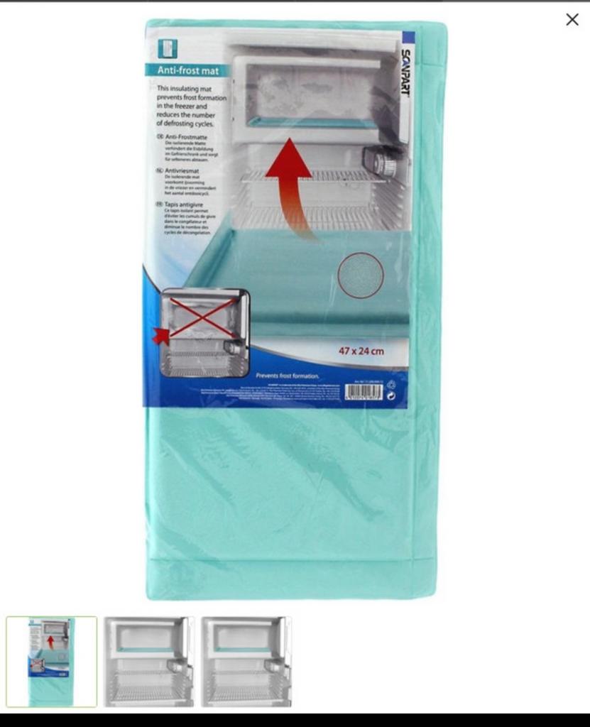 Scanpart antivries mat 47cm x 24 cm, Ophalen of Verzenden, Zo goed als nieuw