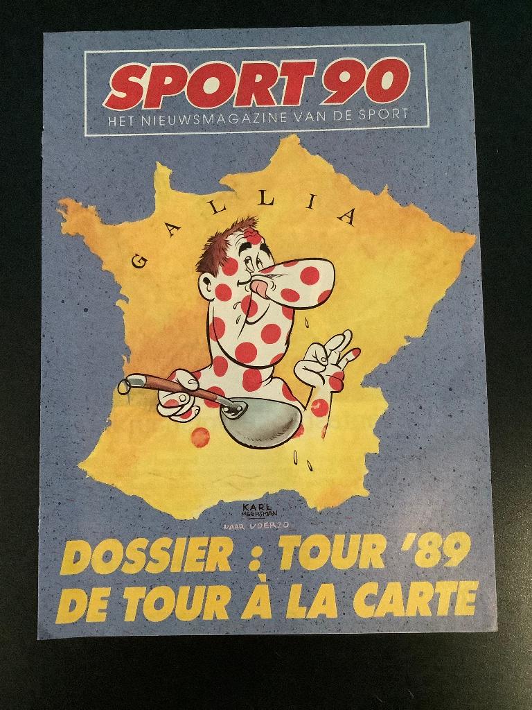 Dossier Tour de France 1989 van Magazine Sport 90, Enlèvement ou Envoi, Sport 90, Comme neuf, Course à pied et Cyclisme