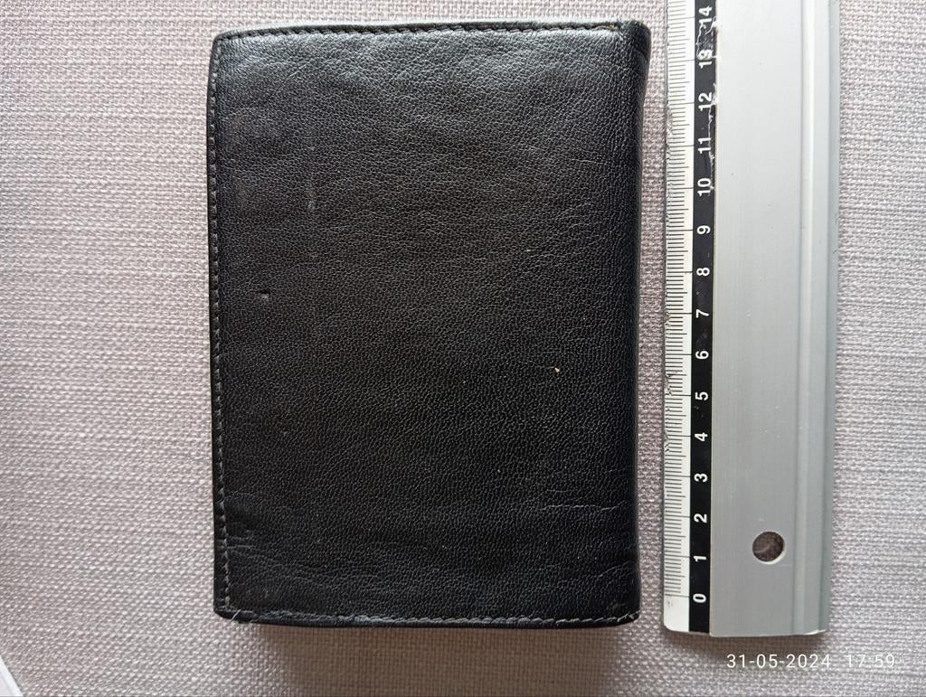 Zwarte heren portefeuille nieuw, Handtassen en Accessoires, Portemonnees, Ophalen of Verzenden, Nieuw