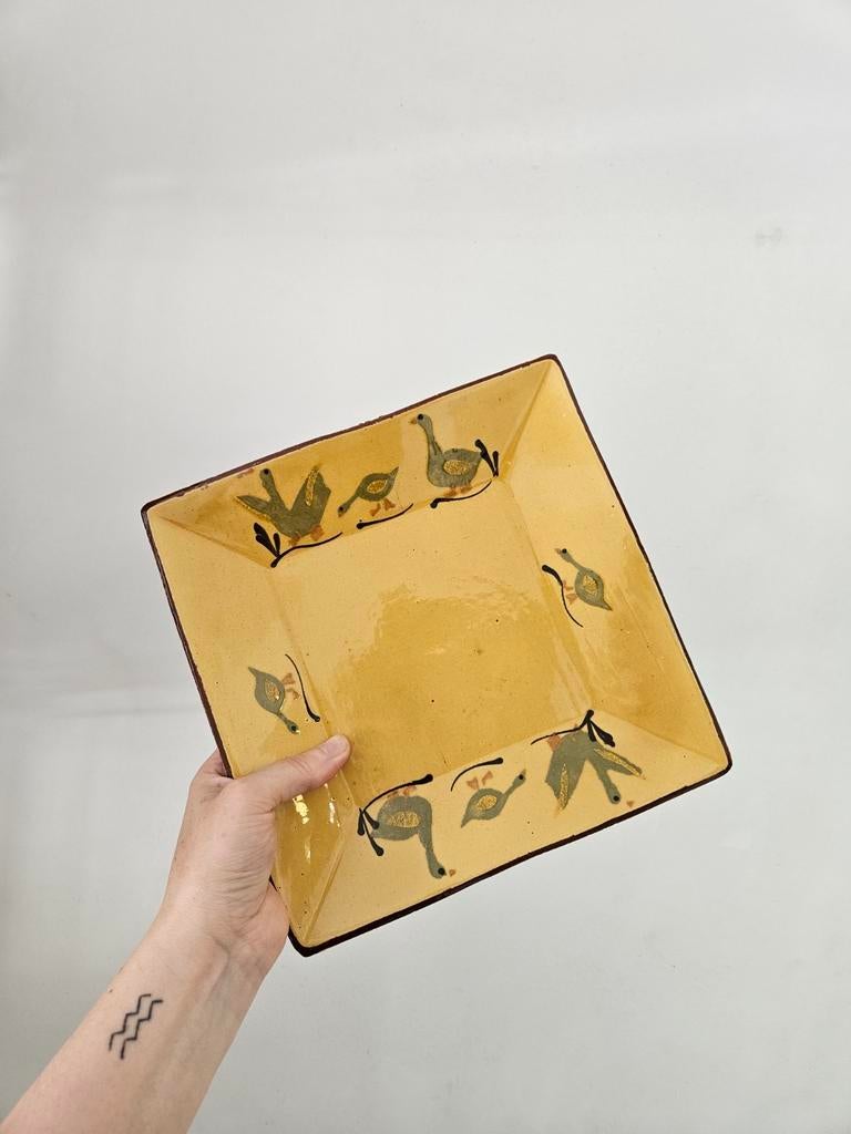 vintage eenden schaal, Huis en Inrichting, Keuken | Servies, Ophalen of Verzenden, Zo goed als nieuw, Keramiek, Schaal of Schalen