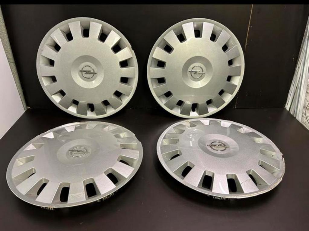 4 wieldoppen Opel Astra Corsa Meriva Combo 15", Ophalen of Verzenden, Gebruikt