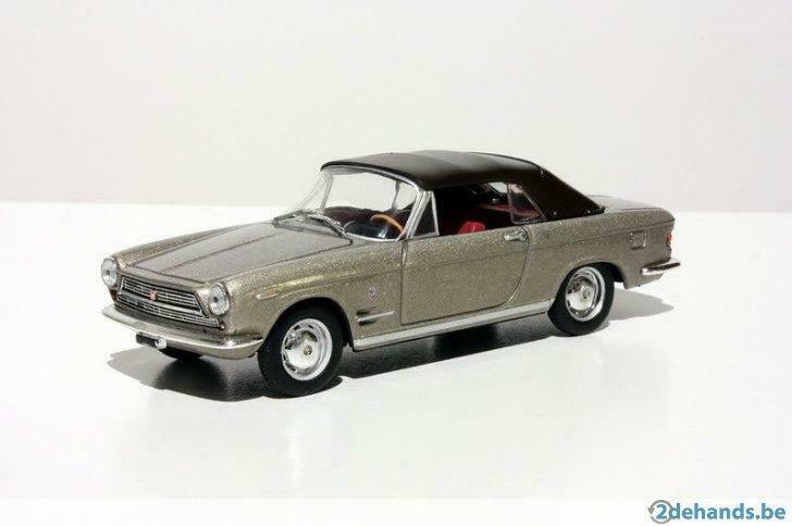 1:43 Starline 609616 Fiat 2300 Cabrio grey Closed black roof, Enlèvement ou Envoi, Comme neuf, Voiture