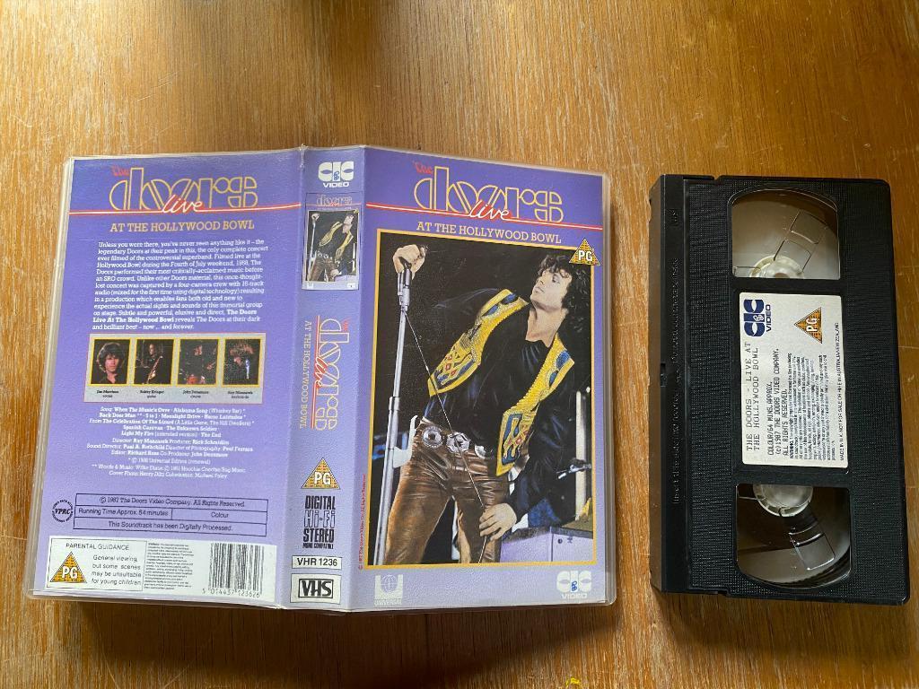 The Doors – Live At The Hollywood Bowl - VHS, Enlèvement ou Envoi, Utilisé
