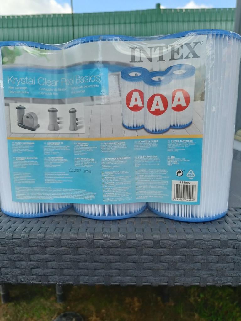 3 intex filters type A, Ophalen, Nieuw