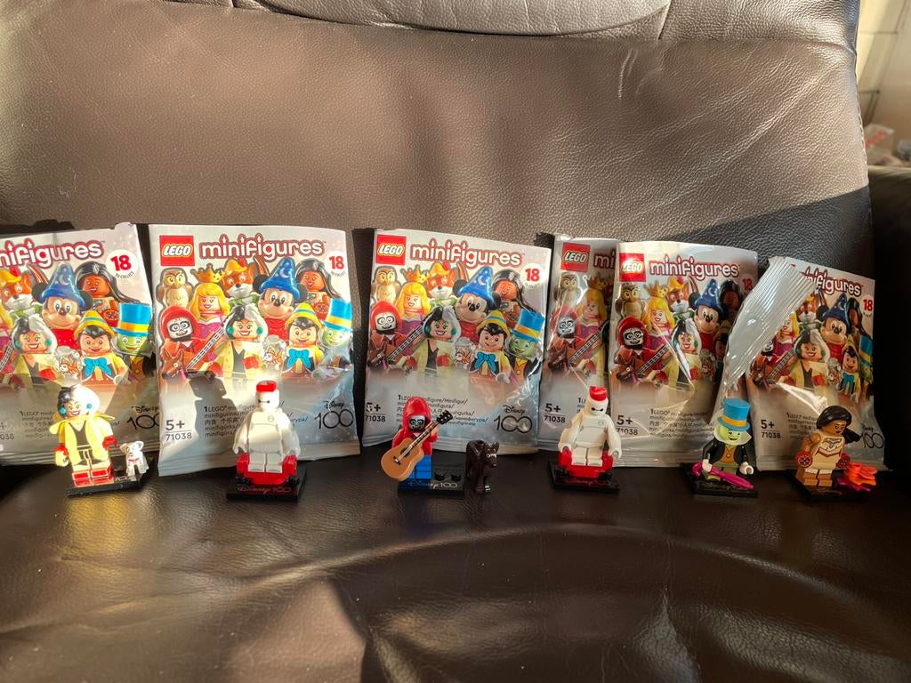 6 Lego Minifigures 100 jaar Disney collectors items, Kinderen en Baby's, Speelgoed | Duplo en Lego, Ophalen of Verzenden, Zo goed als nieuw