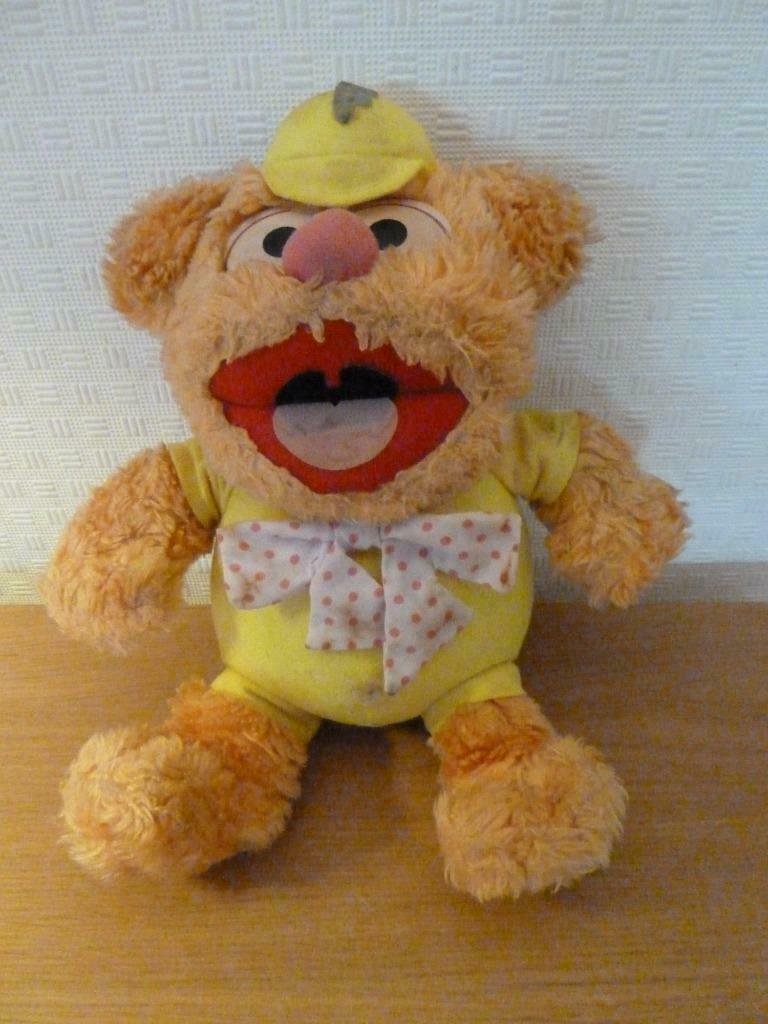 Vintage pluche Baby Fozzie MUPPETS SHOW, Verzamelen, Ophalen of Verzenden, Overige figuren, Gebruikt, Knuffel