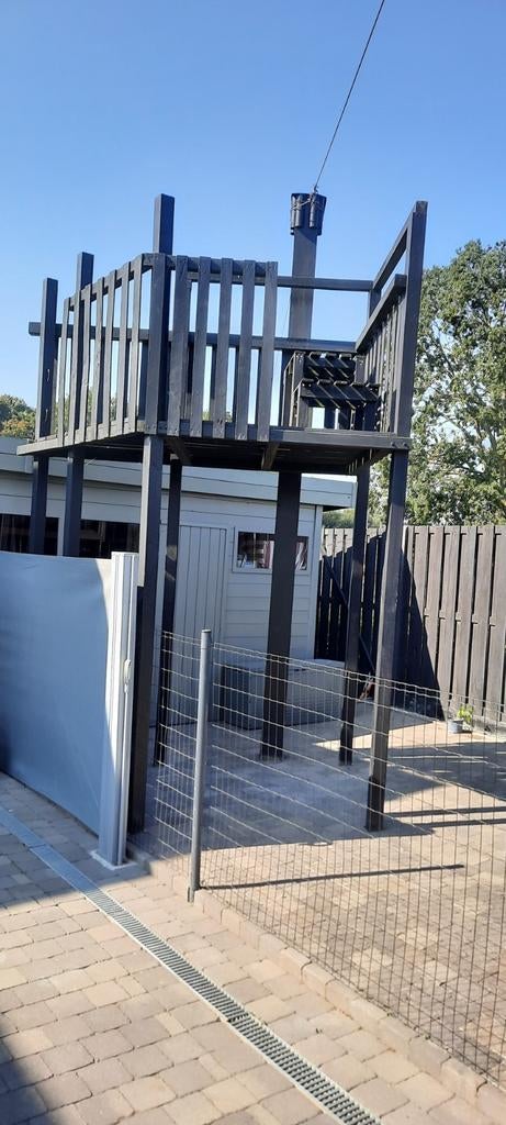 ZIP-LINE KABELBAAN met toebehorende 800€  of BOD, Enlèvement, Utilisé, Bois