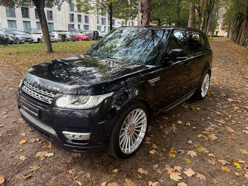 RANGE ROVER SPORT 2019 94.000km diesel, Auto's, Automaat, 4 cilinders, Zwart, Leder