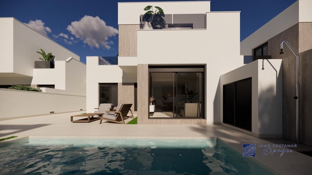 villa 3ch a vendre en espagne, Immo, Dorp, Spanje, 116 m², 3 kamers