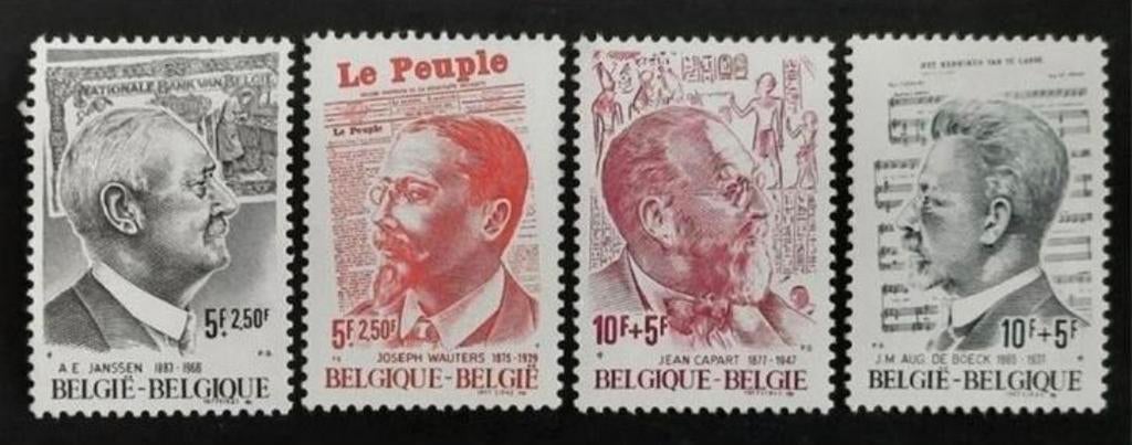 Belgique : COB 1877/80 ** Solidarité 1977., Sans timbre, Neuf, Enlèvement ou Envoi, Non oblitéré