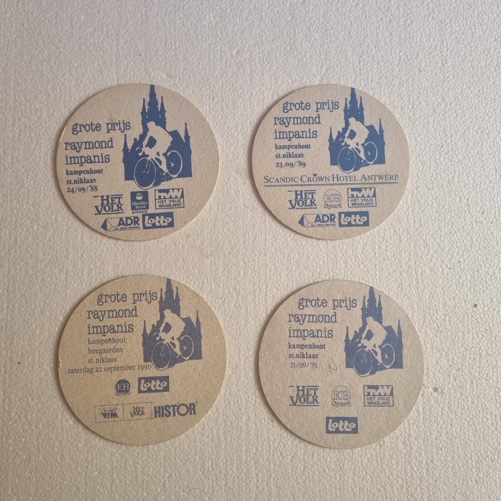 Sous Bock Hoegaarden (modèle 2), Ophalen of Verzenden, Gebruikt, Viltje(s), Overige merken