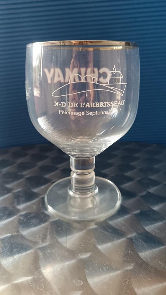 Verre Chimay 33cl N-D de l'arbrisseau, Ophalen of Verzenden, Zo goed als nieuw