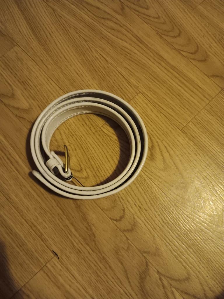 Ceinture blanche bleu, Enlèvement ou Envoi, Comme neuf, Ceinture
