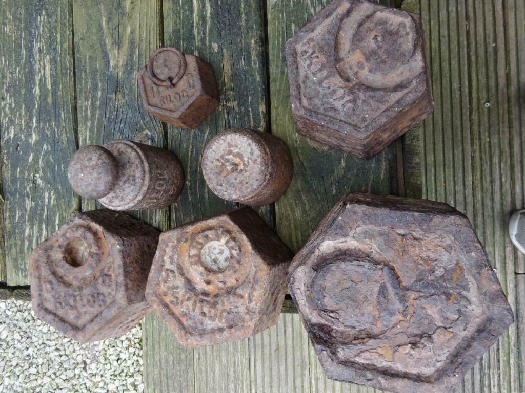 Oude gewichten, Antiek en Kunst, Antiek | Gereedschap en Instrumenten, Ophalen