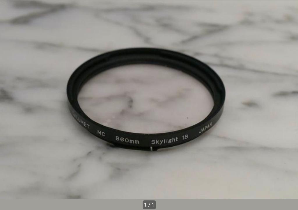 Hasselblad skylight filter Calumet bayonet 60, Overige merken, Overige typen, Ophalen of Verzenden, Gebruikt