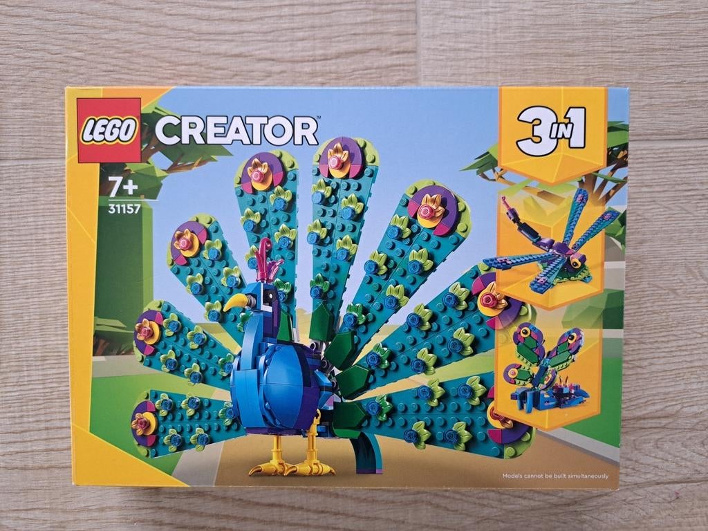 Lego Creator 31157 Exotische pauw, Ophalen of Verzenden, Zo goed als nieuw