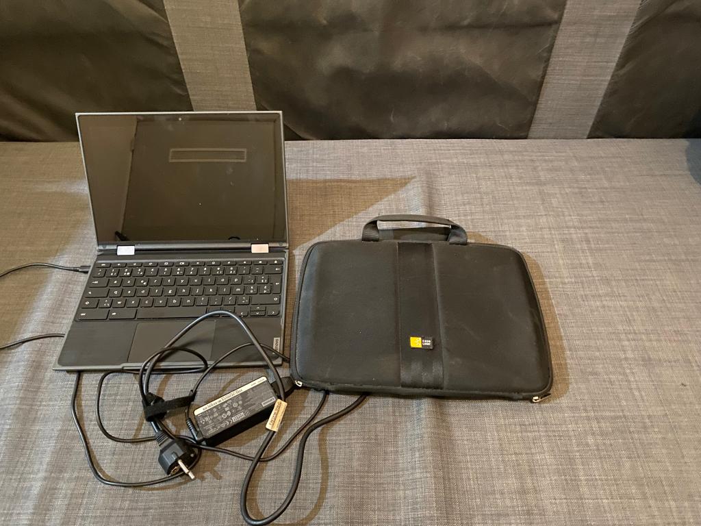 Chromebook + Tasje, Informatique & Logiciels, Chromebooks, Comme neuf, 11 pouces, 4 GB ou moins, 32 GB ou moins, Azerty, Écran tactile