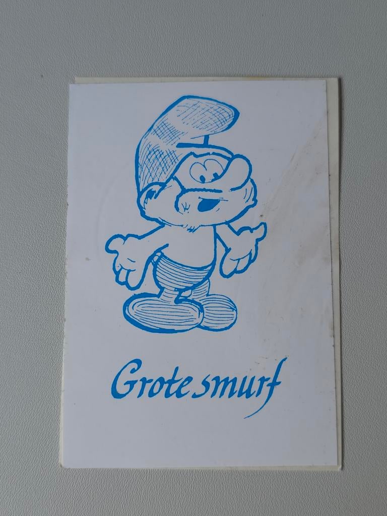 Autocollant Grand Schtroumpf grote smurf, Envoi, Comme neuf, Grand Schtroumpf, Autres types
