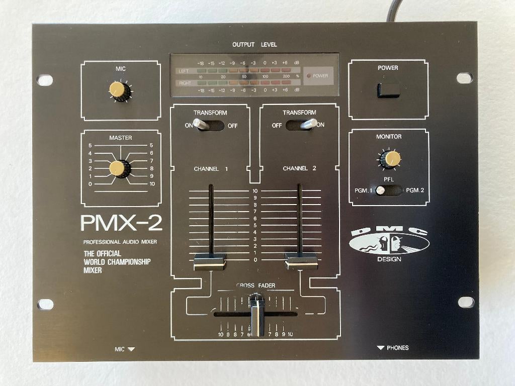 Rétro Gemini DJ DMC PMX-2, Enlèvement, Utilisé, Moins de 5 canaux, Entrée micro
