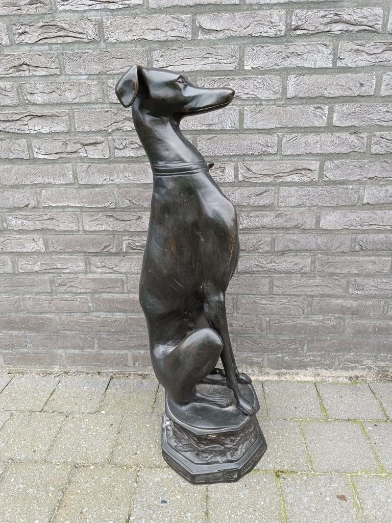 Grande statue d'un lévrier, Enlèvement ou Envoi, Comme neuf
