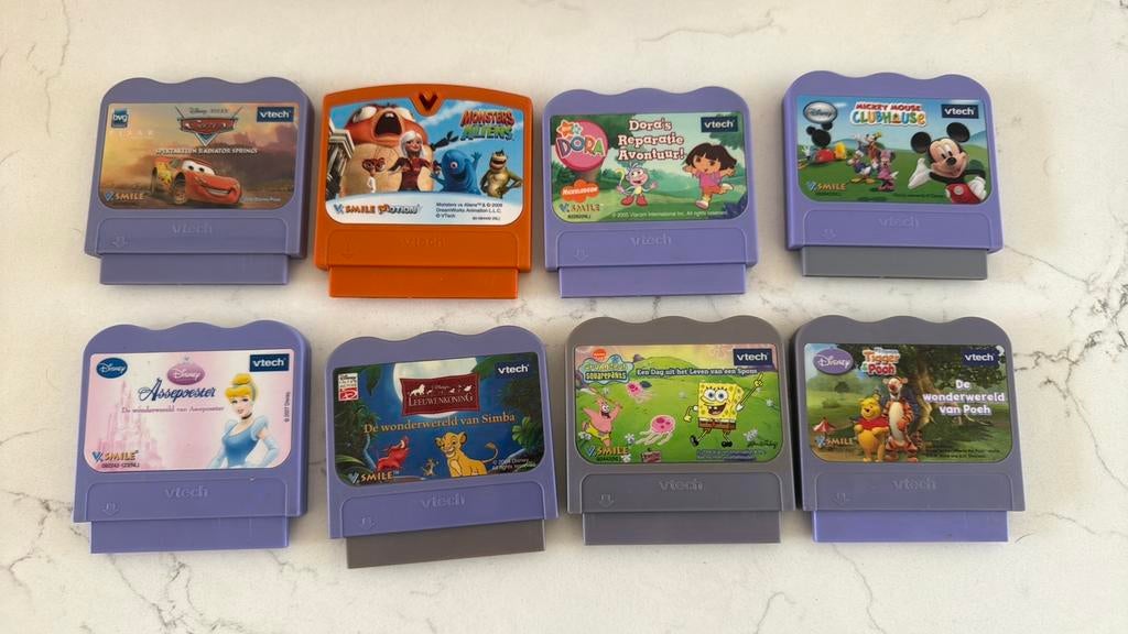 Vtech spelletjes 8 stuks, Ophalen of Verzenden, Zo goed als nieuw