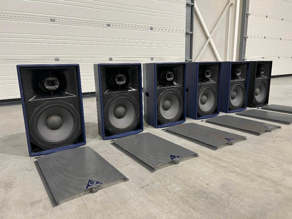 6x Turbosound TCS-612 12"/6,5"/VHF Tweeter, Overige merken, Gebruikt, Ophalen of Verzenden, 120 watt of meer