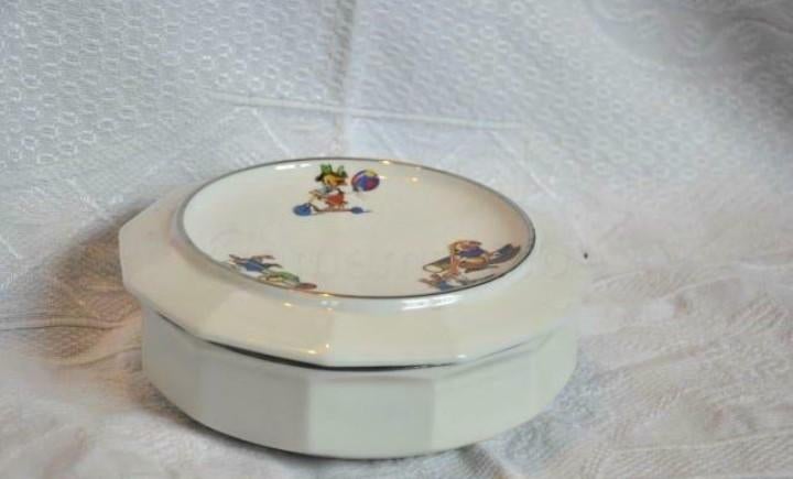 ancienne assiette chauffante avec couvercle assiette, Antiquités & Art, Enlèvement ou Envoi