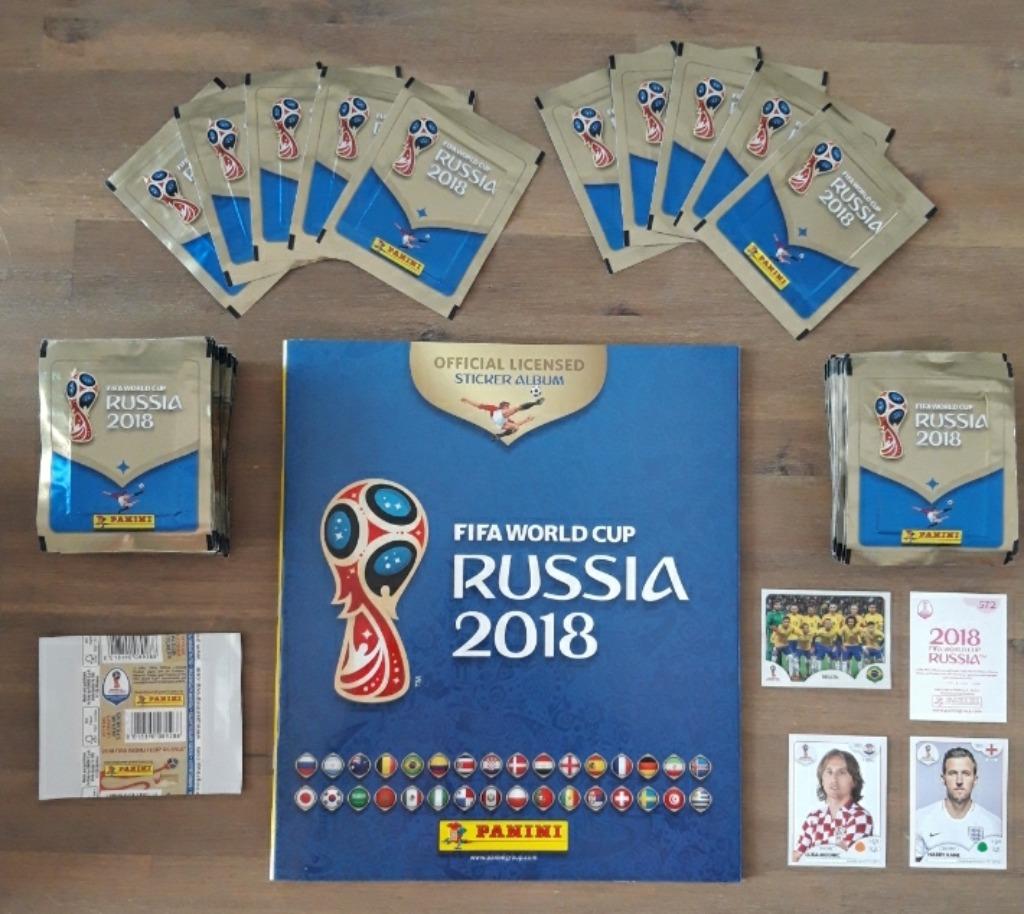 Panini World Cup 2018 Leeg album + 100 zakjes, Verzamelen, Ophalen of Verzenden, Nieuw, Sport