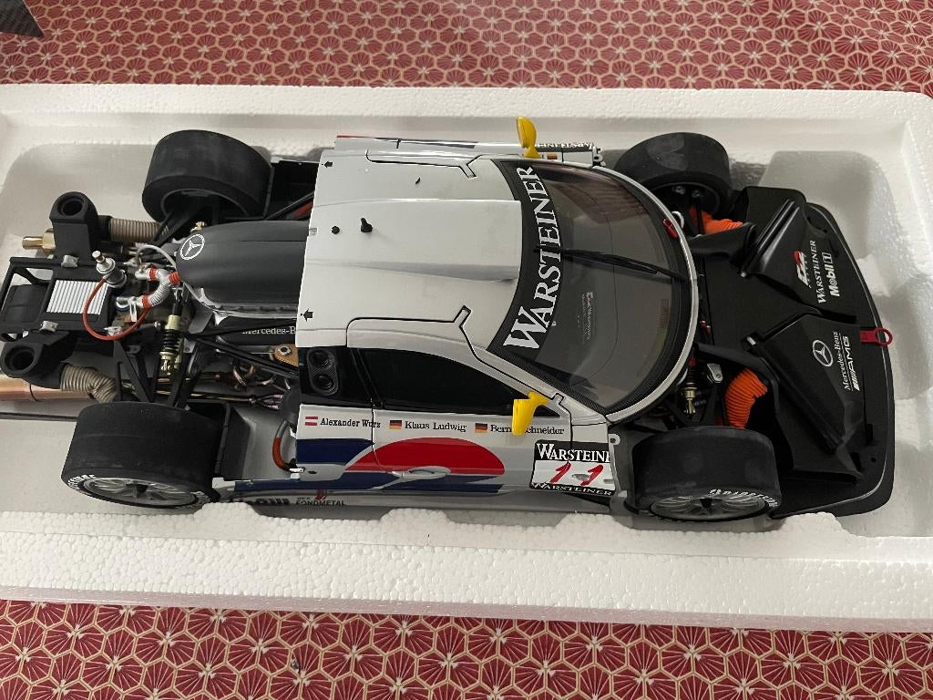 Mercedes CLK GTR Le Mans 1/12 Autoart, Enlèvement, Neuf, 1:9 à 1:12, Voiture