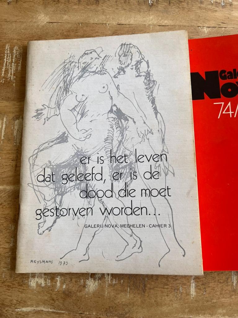 boekjes Galerij Nova - Mechelen diverse jaren, Enlèvement ou Envoi, Comme neuf, Peinture et dessin