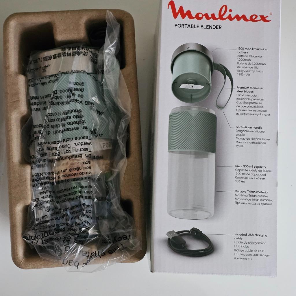 Moulinex Lightmix 300 ml draagbare blender NIEUW, Elektronische apparatuur, Ophalen of Verzenden, Nieuw, Blender to go