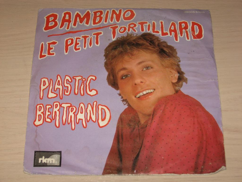 disque vnyl 45 tours plastic bertrand bambino, Enlèvement ou Envoi, Comme neuf, Disco