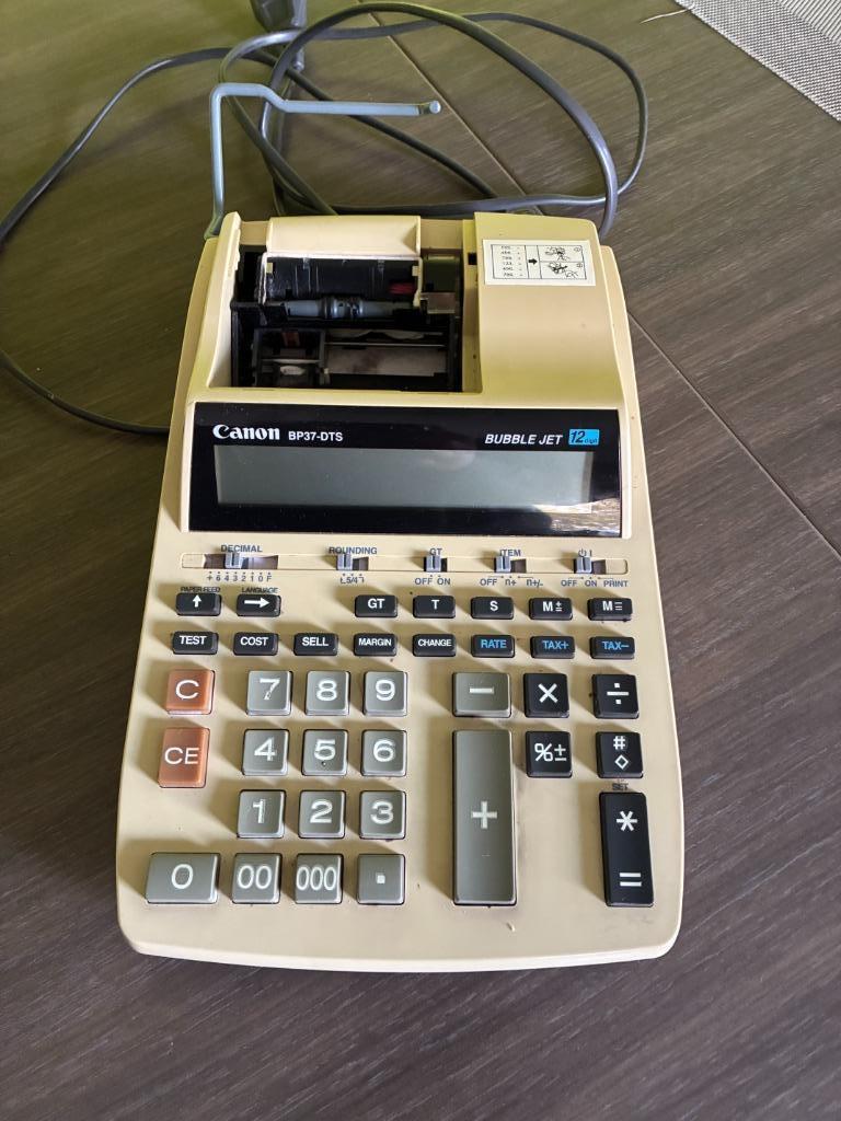 Calculatrice Canon bp37-dts, Articles professionnels, Enlèvement ou Envoi, Utilisé