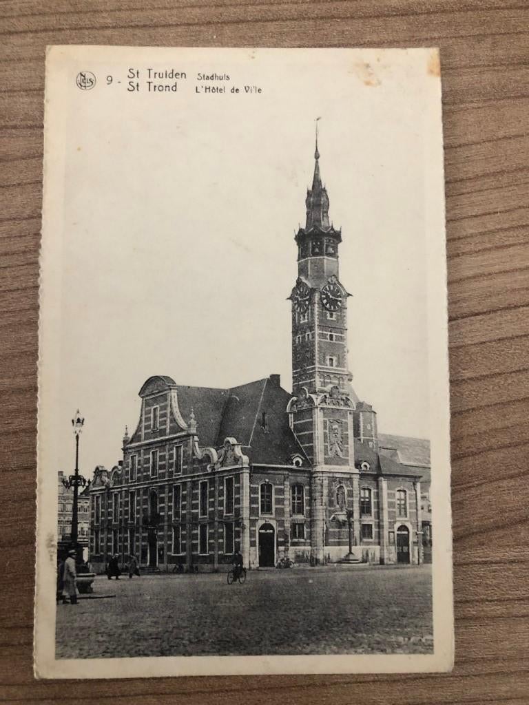 carte postale Hôtel de ville de Saint-Trond, Enlèvement ou Envoi, Limbourg