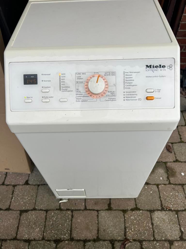 Miele wasmachine boven wasser, Elektronische apparatuur, Wasmachines, Ophalen, Zo goed als nieuw