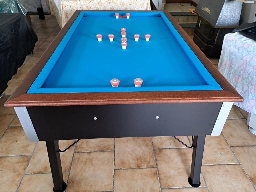 Billard à bouchons remis à neuf, Sports & Fitness, Billards & Billards américains, Enlèvement ou Envoi, Comme neuf