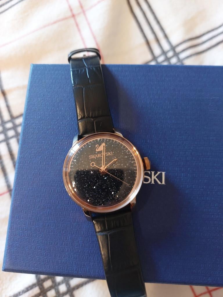 Swarovski horloge, Ophalen of Verzenden, Met strass