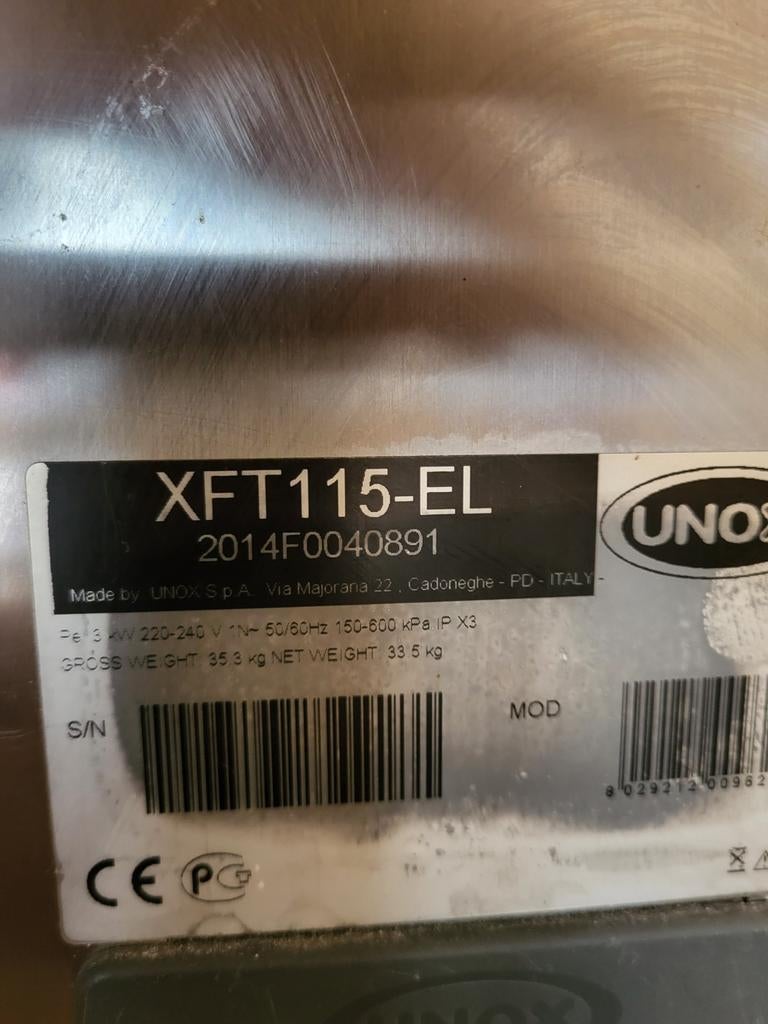 Te koop: Unox Stefania elektrische stoomoven met onderstel,, Elektronische apparatuur, Ophalen