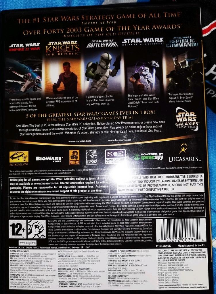 star wars pc cd ROM the best off 5 van de best spelen ooit, Verzamelen, Ophalen of Verzenden, Zo goed als nieuw, Spel