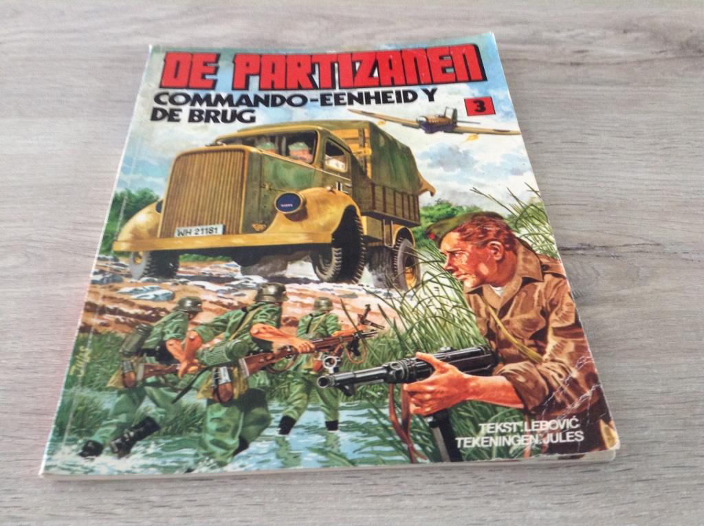 De Partizanen strip: Commando-eenheid Y de brug, Boeken, Eén stripboek, Ophalen of Verzenden, Zo goed als nieuw, Lebovic