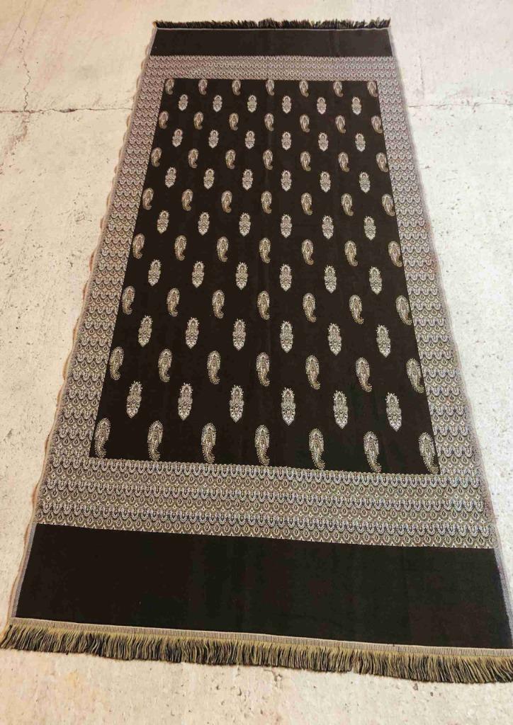 Grand foulard in bruin en beige 230/97, Maison & Meubles, Enlèvement ou Envoi, Comme neuf
