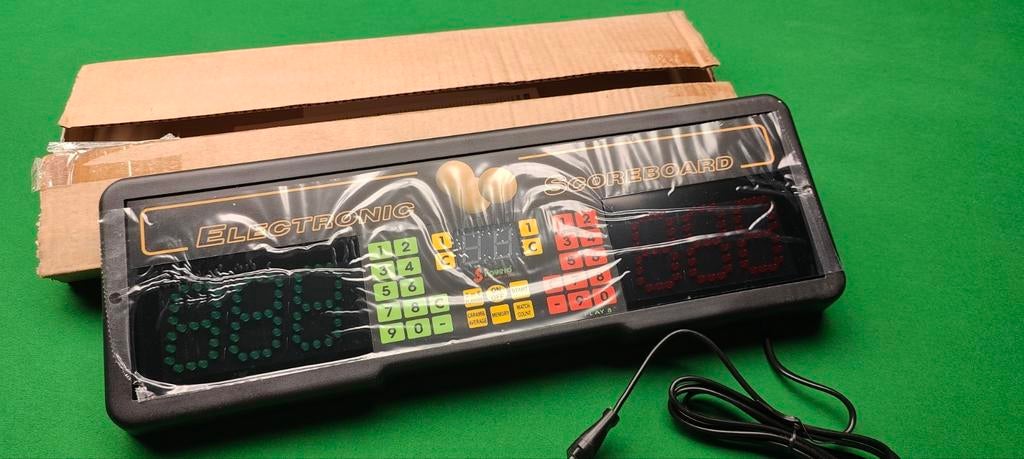 Electronisch scorebord snooker, Sport en Fitness, Ophalen, Nieuw