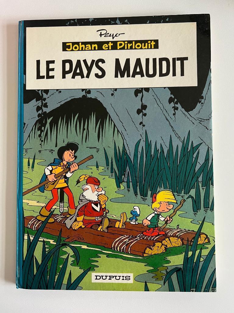 BD Johan et Pirlouit Le pays maudit, Peyo, Enlèvement ou Envoi, Une BD, Utilisé