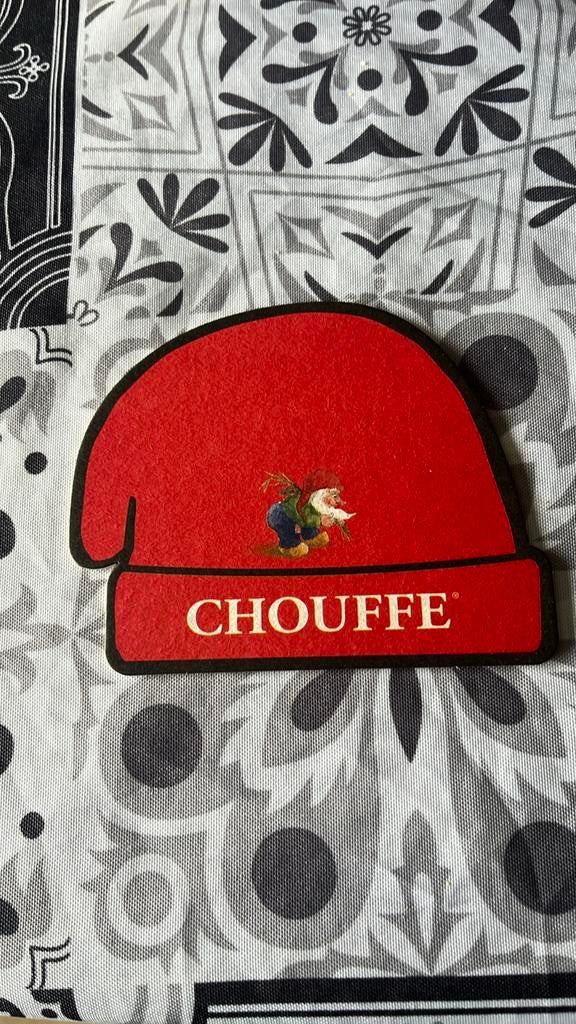 Bierviltje chouffe, Verzamelen, Ophalen of Verzenden, Nieuw, Viltje(s)